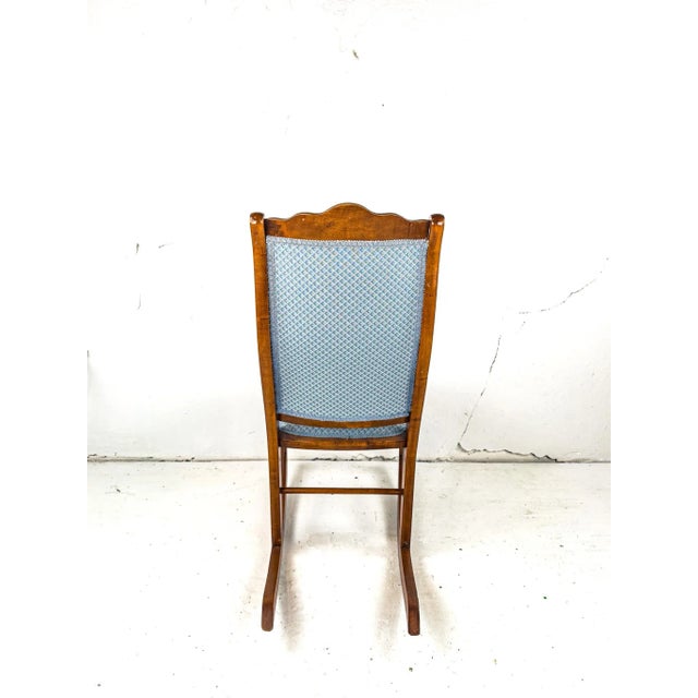 Early 20th Century Early 20th Century Victorian Style Rocking Chair For Sale - Image 5 of 13