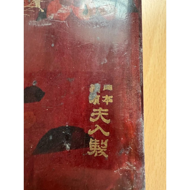 Antique Meiji Japanese Lacquer Box For Sale - Image 10 of 13