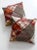 Vintage Patchwork Throw Pillows Pair For Sale - Image 4 of 9