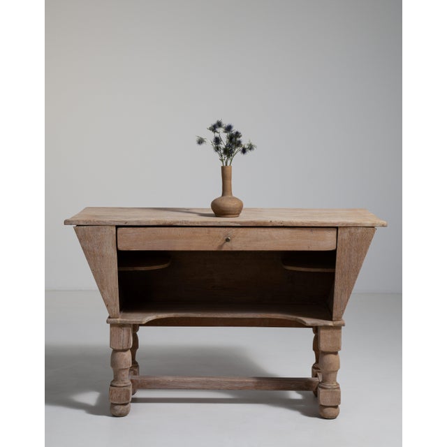 French Brutalist Bar Cabinet with Single Drawer, Antique, France, Circa 1970 For Sale - Image 4 of 13