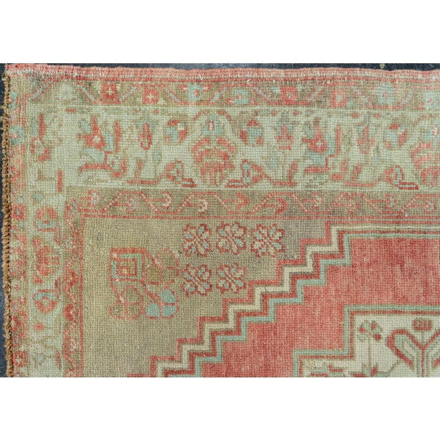 Turkish Vintage Rug 3'10" x 7'1" #20820 For Sale - Image 4 of 8
