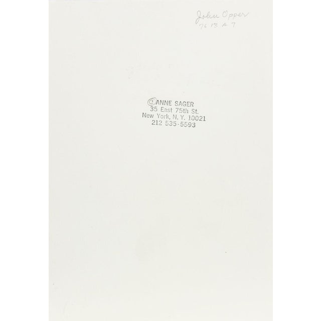 Anne Sager Portrait of John Opper Silver Print For Sale - Image 4 of 6