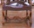 Wood Pair of 19th Century French Louis XIII Walnut Armchairs With Embossed Leather For Sale - Image 7 of 14