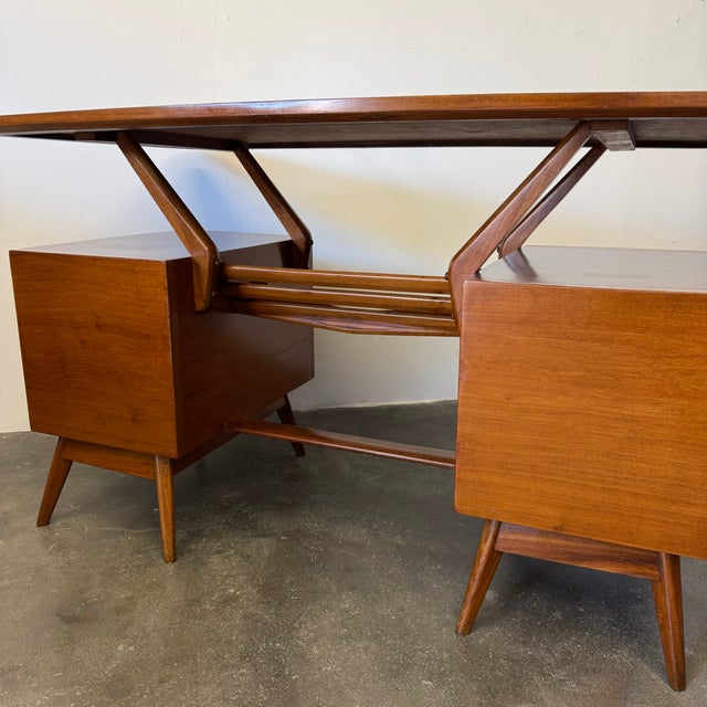 Vintage Scandinavian Desk, 1950s For Sale - Image 11 of 12
