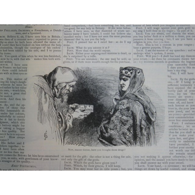 Antique Book Shakespeare Fine Rebinding Howard Staunton John Gilbert English For Sale - Image 15 of 17