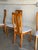 In Style of Skovby Teak High-Back Upholstered Dining Chairs Set of 4 Danish Vintage 1980s For Sale - Image 9 of 9