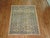Late 20th Century Antique Persian Mahal Square Wool Foyer Size Rug For Sale - Image 5 of 6
