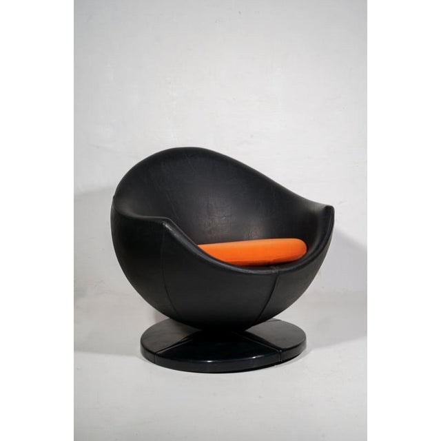 Model Mars Swivel Lounge Chairs by Guariche for Meurop, 1960, Set of 3 For Sale - Image 9 of 17