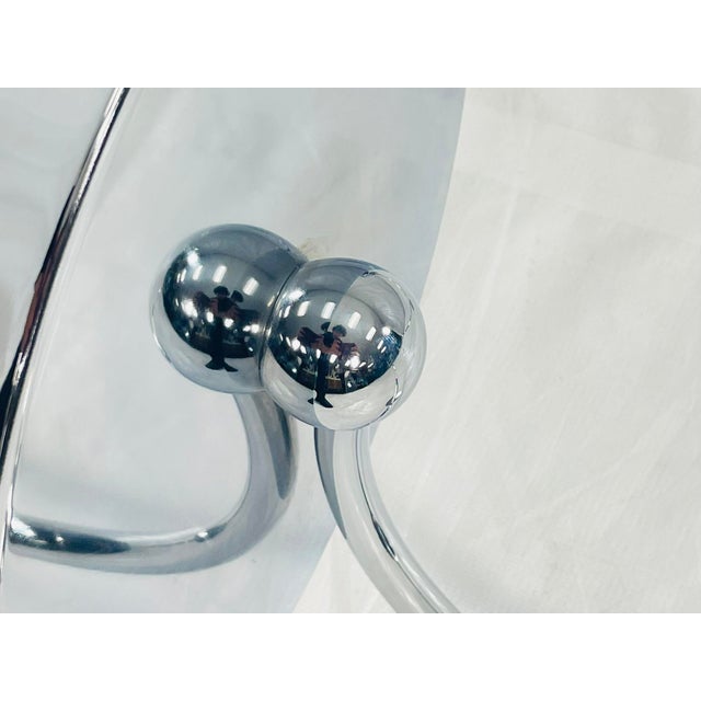 Pair of “Ionico” Chrome Wall Shelves by Vg New Trend, Italy For Sale - Image 14 of 18