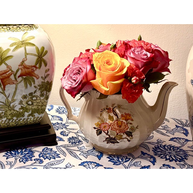 Sadler Floral English Tea Pot - 1940s For Sale - Image 11 of 11