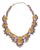 Bochic "Capri" Amethyst, Emerald, Citrin & Sapphire Necklace Set 18K & Silver For Sale