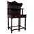 19th Century English Bobbin-Turned Oak Side Table For Sale - Image 4 of 12