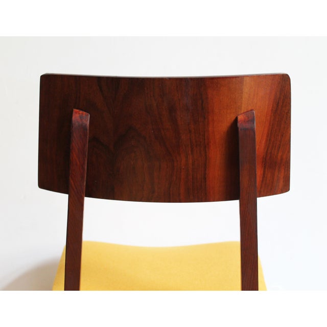Mid-Century Scandinavian-Style Dining Chair in Walnut, 1960s For Sale - Image 12 of 17