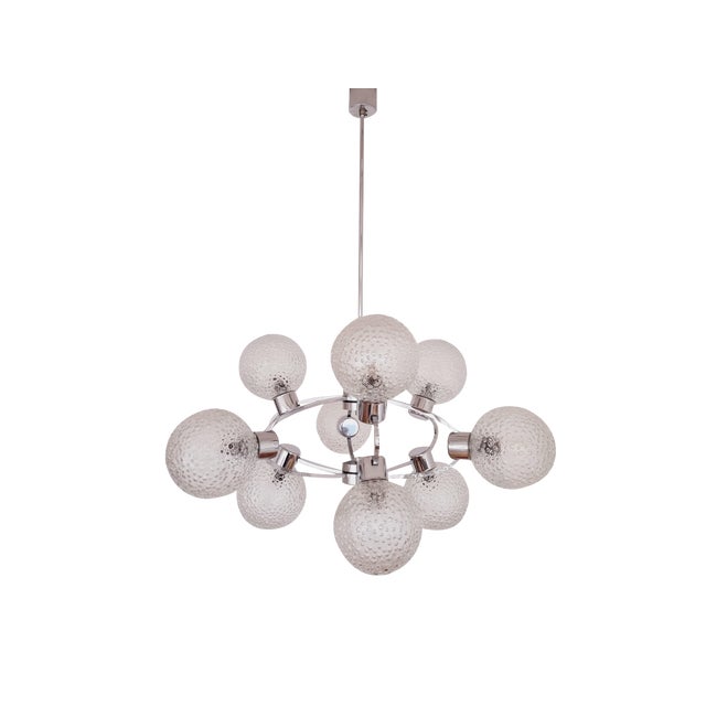 Large Mid-Century Galaxy Sputnik Chandelier, Germany, 1970s For Sale