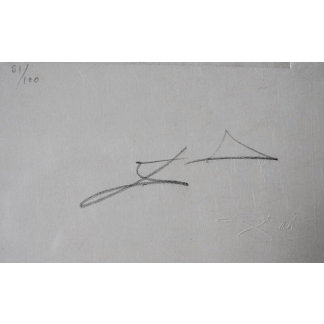 Surrealism Dali Fantoms Le Soupirant Hand Signed Numbered Dali Archives Certified Art For Sale - Image 3 of 4