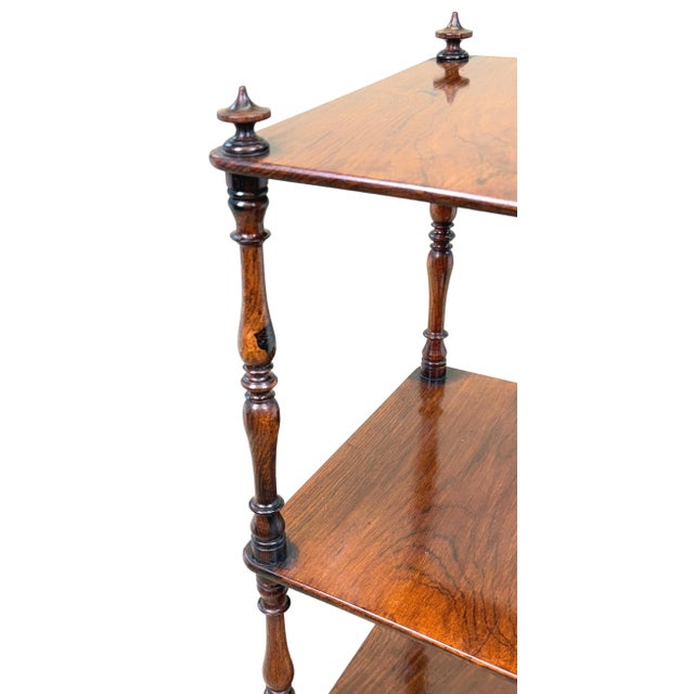 Small 19th Century Rosewood Whatnot, 1840 For Sale - Image 9 of 11