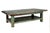 Rustic Vintage Workshop Table as Coffee Table For Sale - Image 3 of 9