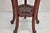 Vintage Chinoiserie Chinese Carved Hardwood Marble Top Pedestal Plant Stand For Sale - Image 10 of 12