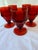 Ruby Red 1960s Viking Mid Century, Georgian Low Footed Goblets - Set of 5 For Sale - Image 8 of 8