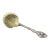 Tiffany & Co Sterling & Gold Washed Strawberry Vine Pattern Serving Spoon For Sale