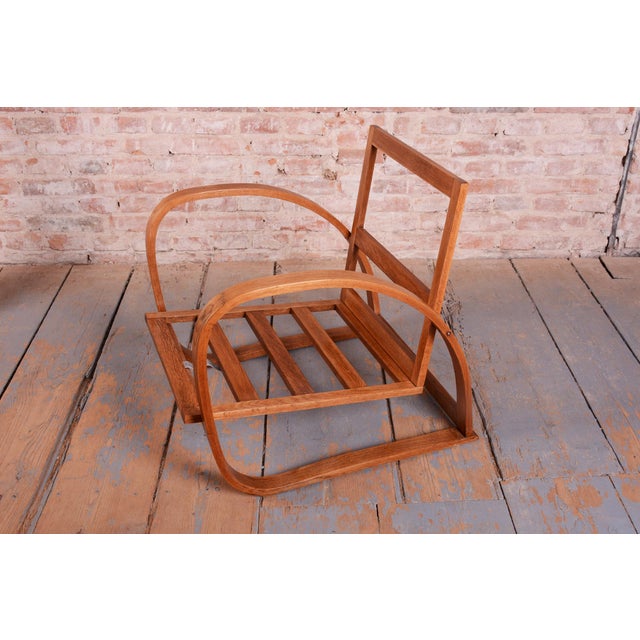 Art Deco Adjustable Armchair by J. Halabala for Up Závody, Czech, 1930s For Sale - Image 17 of 18