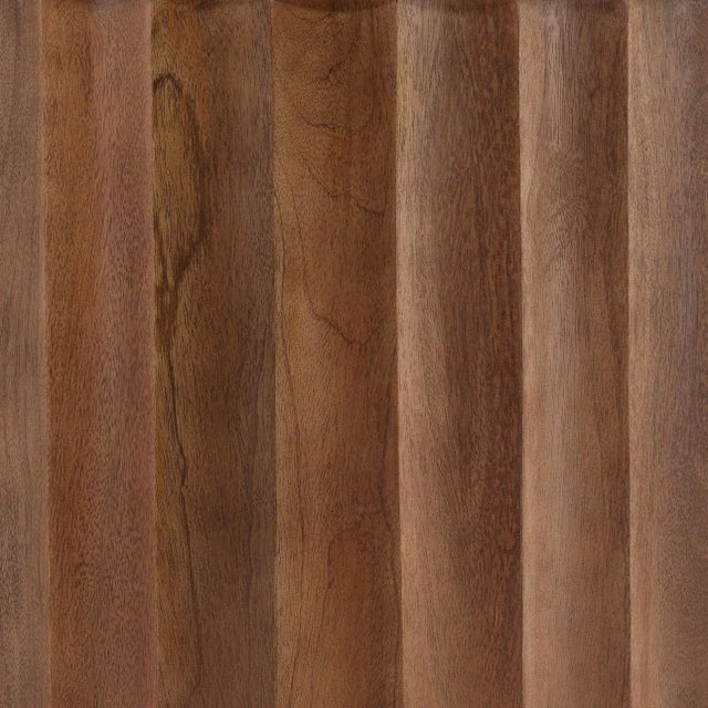 Stone Top Scallop Side Table For Sale - Image 4 of 4