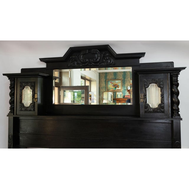 Victorian Fireplace Mantel in Oak For Sale - Image 9 of 16