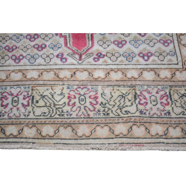 Vintage Turkish Anatolian Hand Knotted Wool Rug, 2'3''x9'1'' For Sale - Image 4 of 5