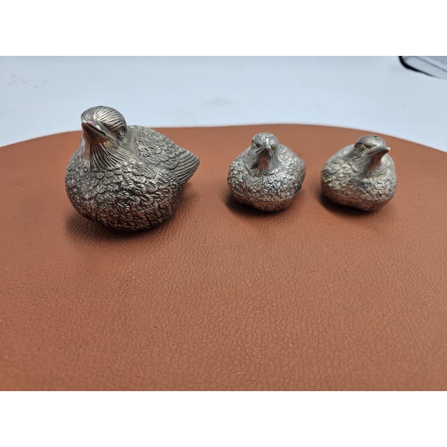 1970s Vintage Bird Salt and Pepper Shakers, 1950s, Set of 3 For Sale - Image 5 of 9