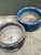 Black Vintage Distressed Painted Cement Planters - Set of 2 For Sale - Image 8 of 16