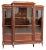 Antique Louis XVI Style Mahogany Bookcase, 1800s For Sale