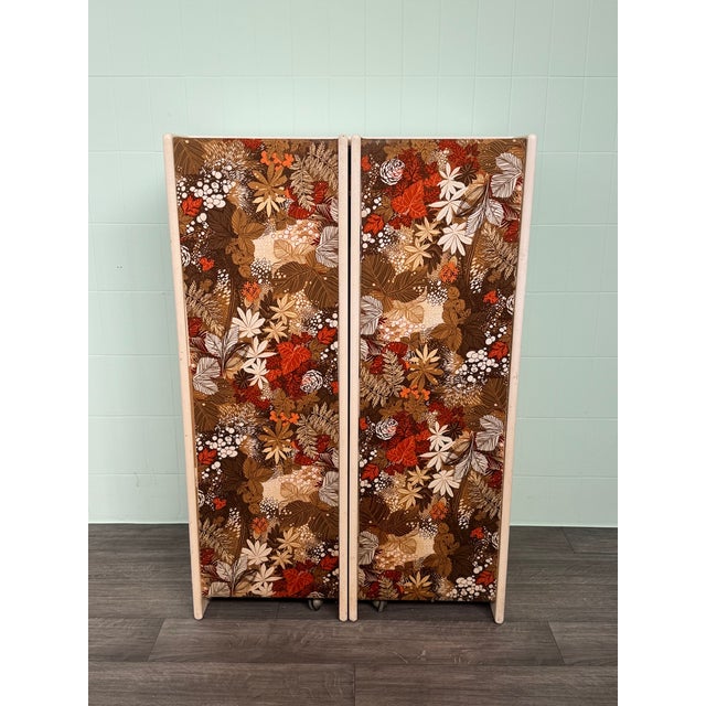 Red Vintage Italian Handcrafted Folding Bar Cabinet, 1960s For Sale - Image 8 of 18