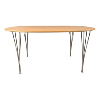 Superellipse Table by Bruno Mathsson and Piet Hein for Fritz Hansen, 2007 For Sale