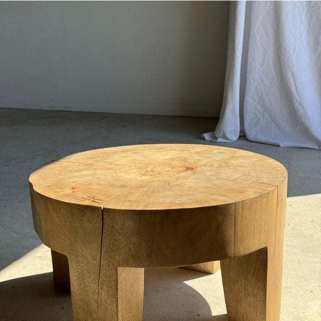 Coffee Table in Natural Mango Wood, 1980s For Sale - Image 12 of 18