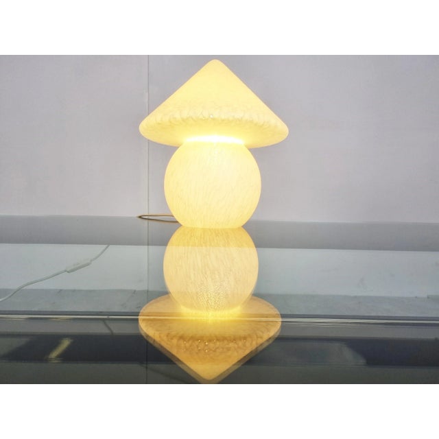 Vintage Mushroom Table Lamp, 1970s For Sale - Image 6 of 9