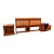 Drexel Heritage Cameo Classics King Bedroom Set, 4 Pieces, Cane & Burlwood, Vintage 1970s For Sale