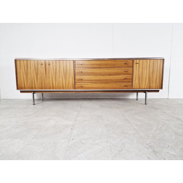 Vintage Sideboard attributed to Pieter De Bruye for Al Furniture, 1960s For Sale - Image 4 of 10
