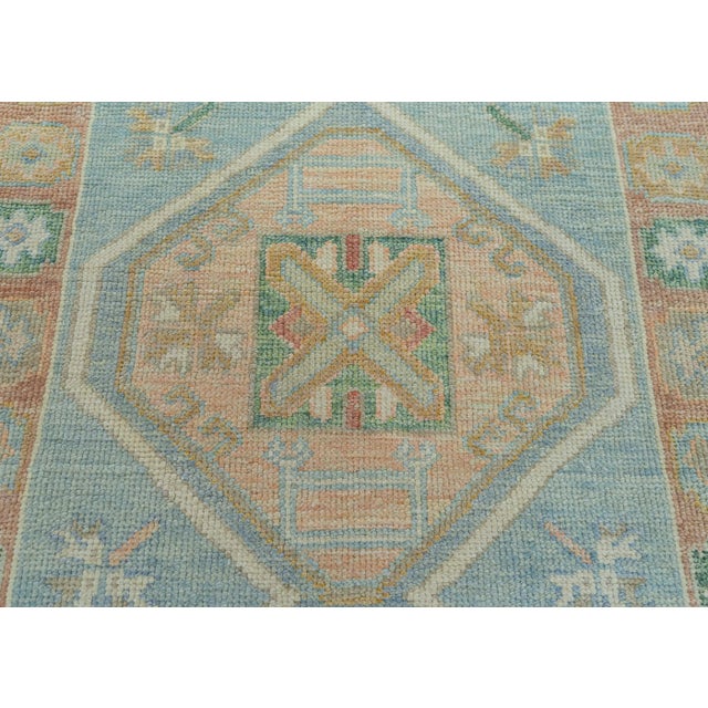 Early 21st Century Turkish Oushak Rug 2'10" x 6'5" #19209 For Sale - Image 5 of 8