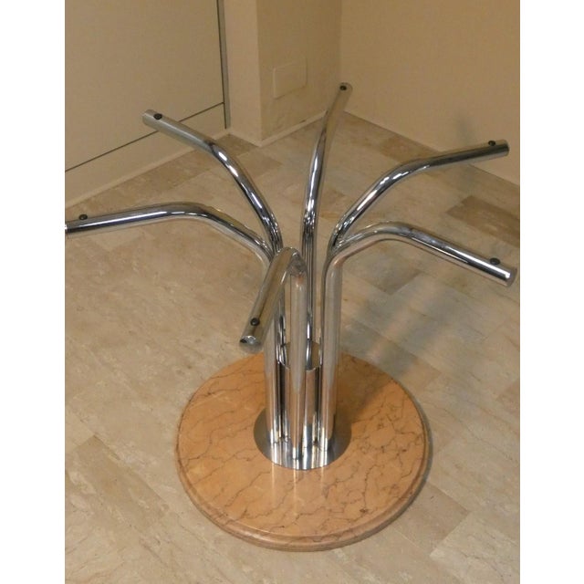 Giotto Stoppino Dining Table with Marble & Tempered Glass, 1970s For Sale - Image 4 of 15