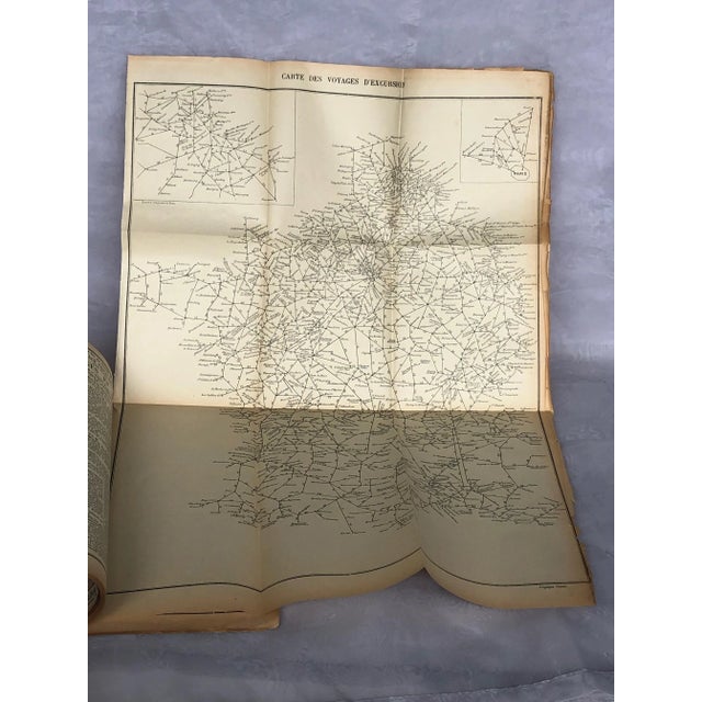 Paper Vintage French Travel Ephemera Beach House Decor For Sale - Image 7 of 15