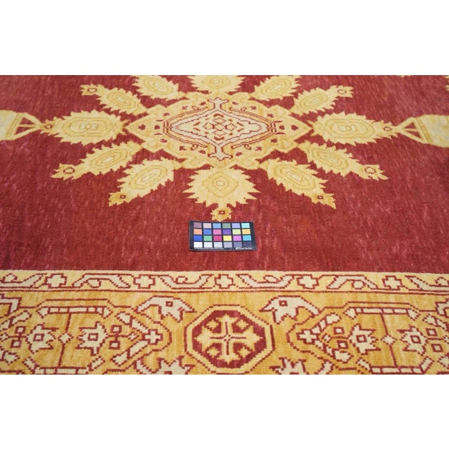 Textile Turkish Oushak Rug 6'0" X 9'0" For Sale - Image 7 of 9