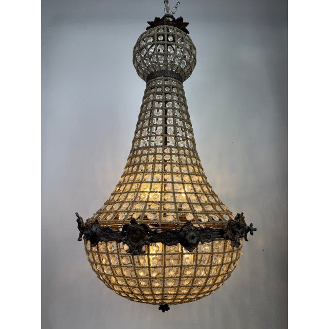 Silver Crystal Chandelier from Casa Padrino, 2000s For Sale - Image 8 of 9