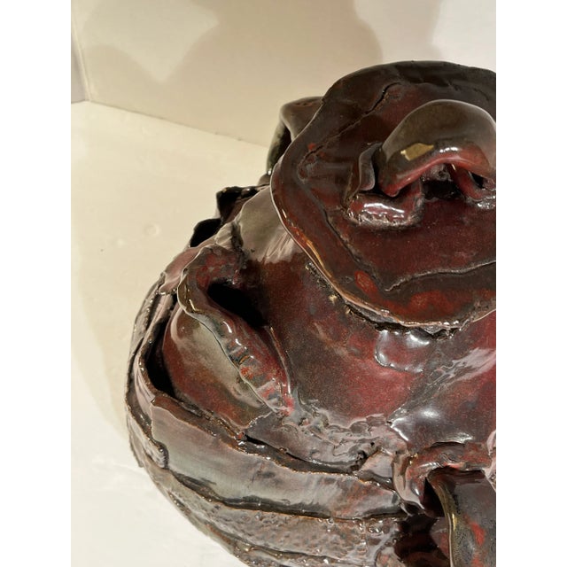 Enormous Tea pot hand crafted in the early 1970’s is a dramatic piece to showcase. Created with whimsical thought it...