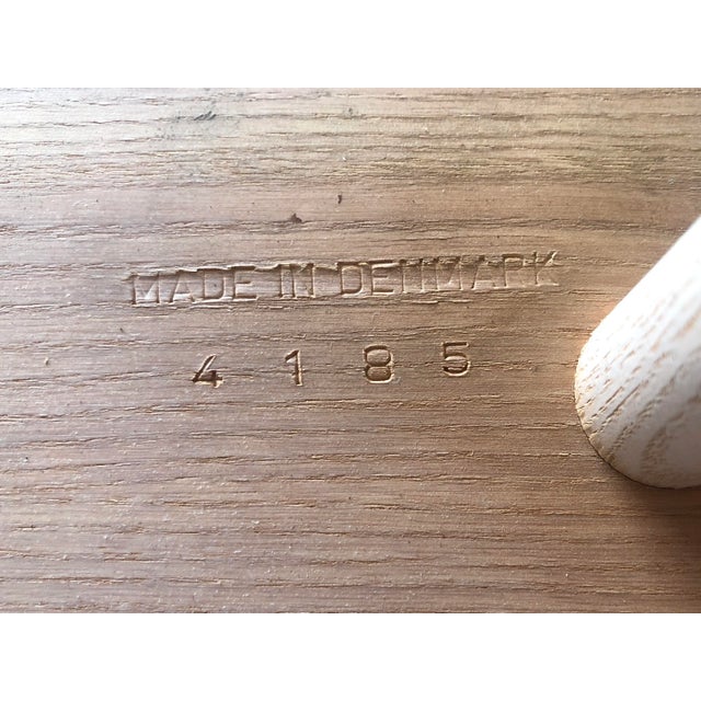 Antique White Danish Mid-Century Erik Ole Jorgensen for Nordisk Andels Eksport Captain Chairs - a Pair For Sale - Image 8 of 10