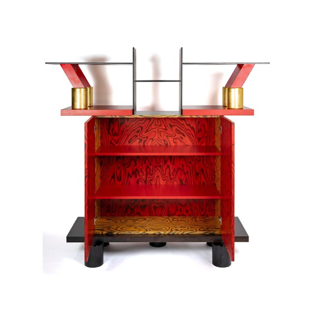 1980s Freemont Library by Ettore Sottsass for Memphis Milano, 1985 For Sale - Image 5 of 10
