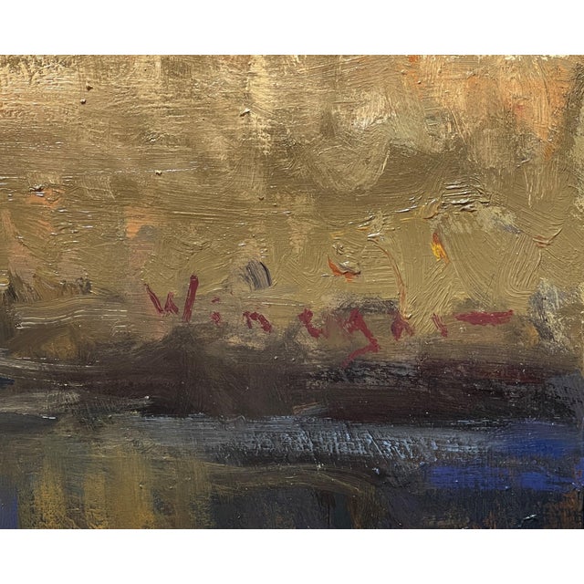 Music on the Mountain by Seth Winegar | Oil on Board Aspen Mountain Landscape For Sale In Denver - Image 6 of 8