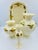 A beautifully coordinated Lenox porcelain garniture set featuring three matching vases and an accompanying tray, richly...