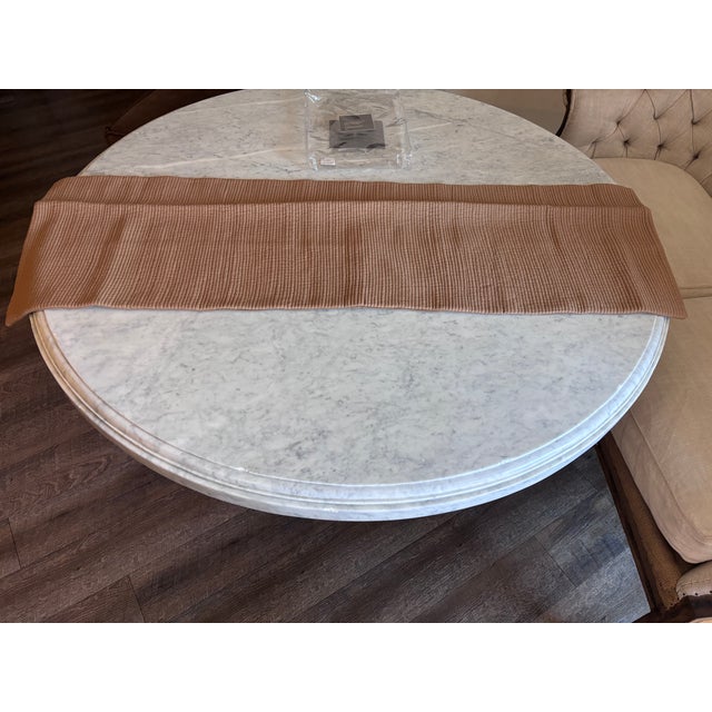 Restoration Hardware Channel Stitch Cotton Voile Pillow Cover For Sale In Palm Springs - Image 6 of 6