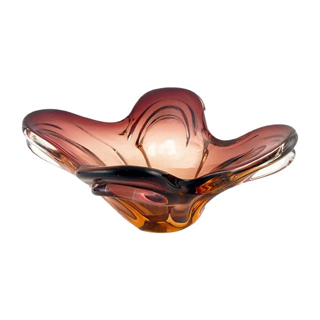 Art Deco Murano Glass Centerpiece by Alfredo Barbini, 1940s For Sale