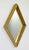 Mid-Century Modern Mid Century Modern Hollywood Regency Gold Gilt Wall Mirror La Barge Diamond 60s For Sale - Image 3 of 6